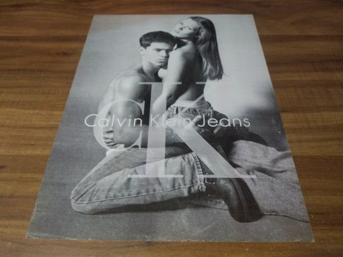 (pg330) Kate Moss & Mark Wahlberg * Publicidad Calvin Klein