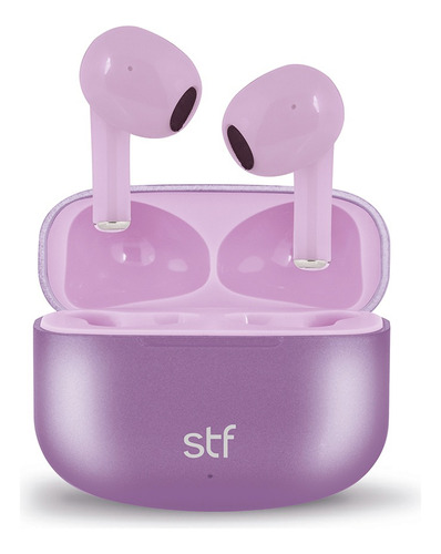 Audífonos Inalámbricos True Wireless Stf Aurum Ligero Color Violeta