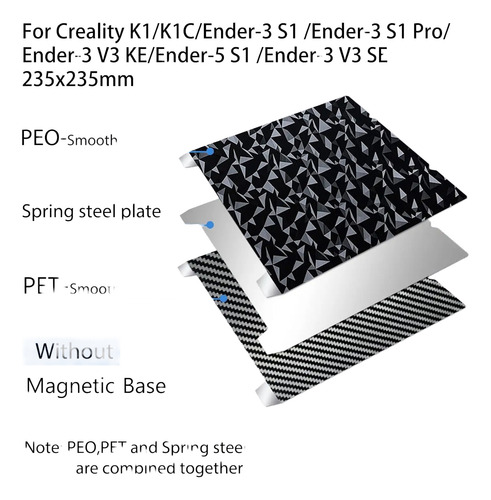 ..:: Cama De Impresión Magnética Peo Pet 235 X 235 ::..
