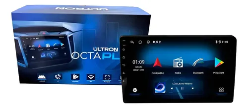 Multimídia Universal Ultron Octa Play Octacore 4+64gb 9 Qled