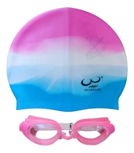 Conjunto De Gorro Y Gafas De Natación