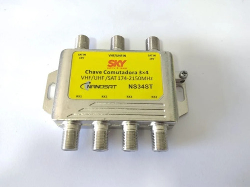 5 Chaves Comutadoras Sky 3x4 Pode Substituir Diseqc Diplexer