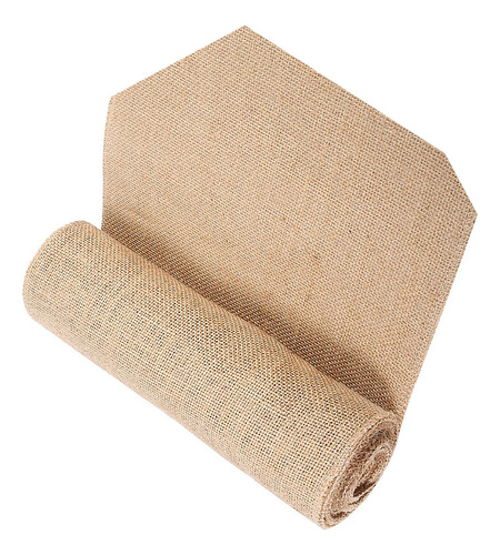 Corredor De Mesa De Yute Natural, Cinta De Arpillera De Arpi