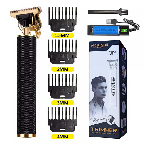 Recortadora Vintage Profissional T9 negra