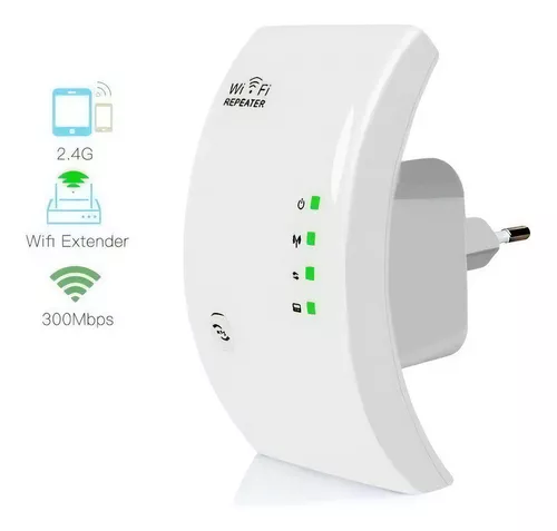 Repetidor Curvo Amplificador Señal Wifi 300 Mbps Rj45