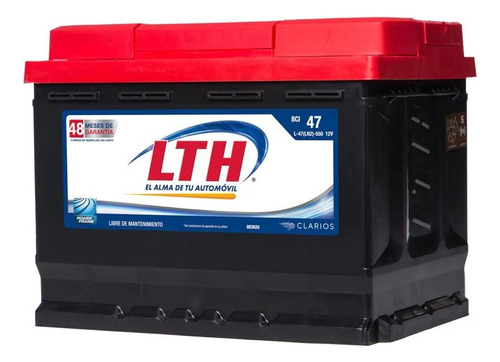 Batería Lth Para Auto Modelo L-47-550. Entrega Cdmx.