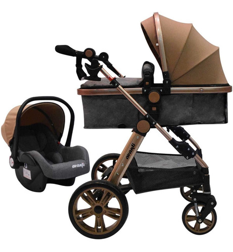 Imagen 3 de 10 de Cochecito Bebe Avanti Convertible En Moisés 3 En 1 Huevito