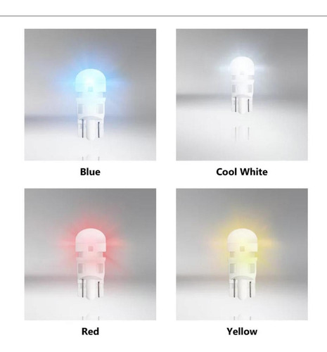  Ampolletas Led T10 Osram W5w Cola De Pescado Colores Varios