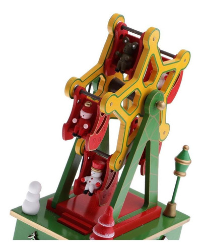 Natal Roda Gigante Caixa De Música Brinquedo Boneco De Neve