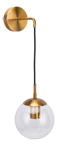 Lámpara De Pared De Bola De Cristal Moderna Retro Decorativa