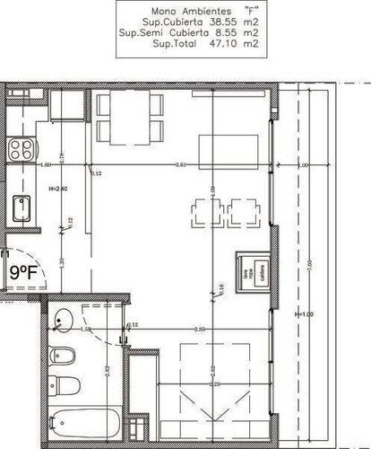 Imagen 27 de 30 de Departamento En Venta De 1 Ambiente En Colegiales