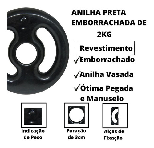 Anilha Emborrachada 2kgs