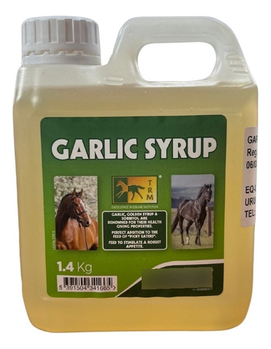 Garlic Syrup 1,4kg Estimulador De Apetito Caballo Equino