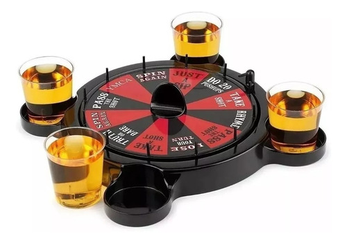 Ruleta De Mesa Casino Shots Juego De Fiesta Bar Diversión