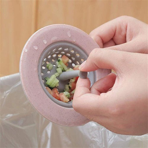 Coladera Atrapa Desperdicios Flexible Fregadero Cocina 2 Uni