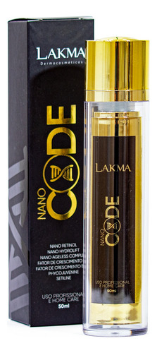 Nano Code Facial Combate O Envelhecimento 50ml Lakma