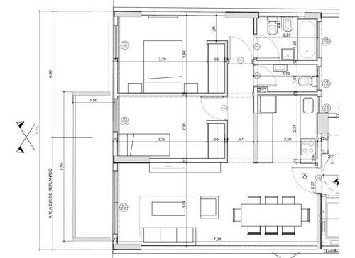 Venta! Departamento De 3 Ambientes Vista Al Frente - Av Gaona 2900 (flores)