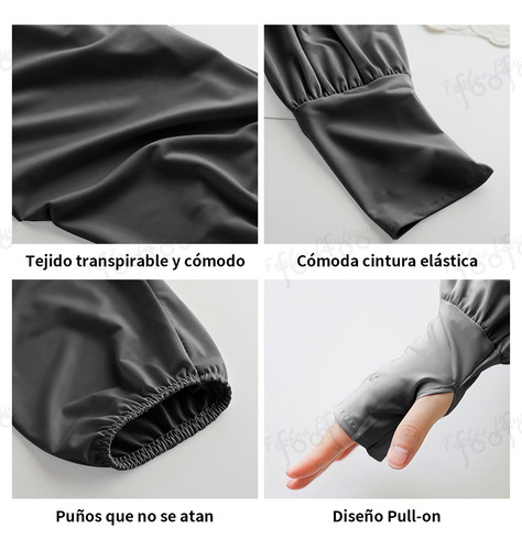 Sombrero De Pescador Para Sol Protector Con Manga Verano