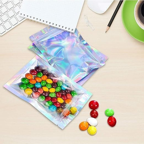 200pcs Bolsas Doypack Bolsas Be Envios Aluminio Trasparente