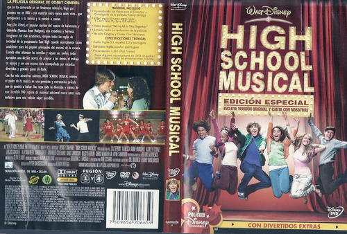High School Musical Edicion Especial Walt Disney Dvd Origina