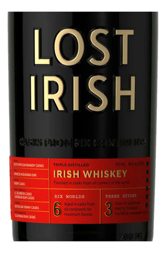 Whisky Lost Irish 700 Ml
