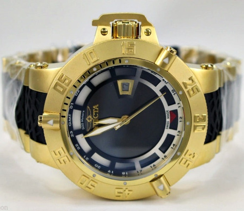 Relógio Masculino Original Dourado Esportivo Grande Nf