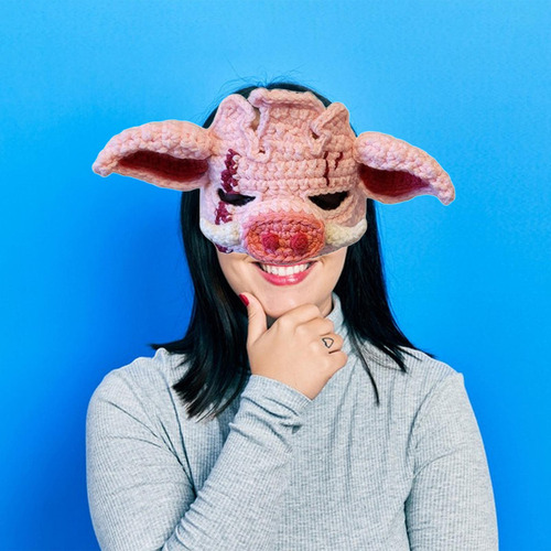 Máscara De Cerdo Para Fiesta De Disfraces De Halloween