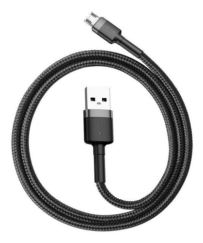 Imagen 2 de 10 de Cable Micro Usb Reforzado Carga Rapida 1 Metro Baseus Homero