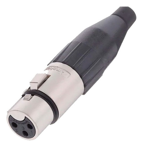 Conector Amphenol Ac3f Con Ficha Canon Hembra 3p Xlr