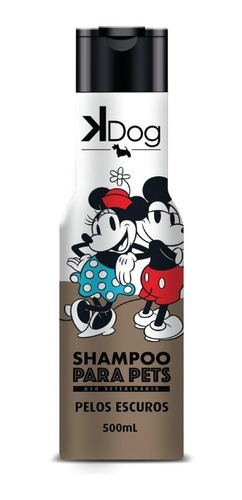 Shampoo Pelos Escuros K-dog Disney 500ml