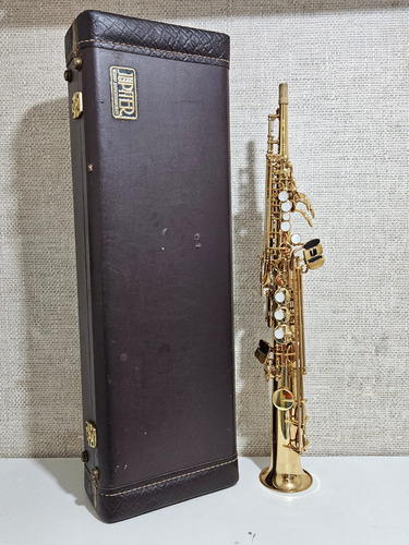 Sax Soprano Jupiter Jps 547 Laqueado Taiwan Usado Ref: 894