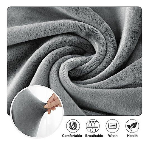 4 Fundas Elásticas Para Sillas, Fundas Felpa Color Lis