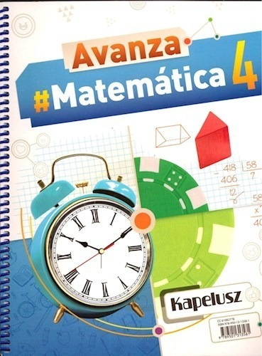 Matematica 4 Kapelusz Avanza (novedad 2019) - Avanza (papel)