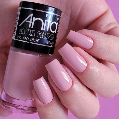 Kit Esmalte Anita Rosa Pink Com Chiclete
