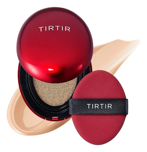 Máscara Novotirtir Red Cushion Foundation Maquiagem Coreana