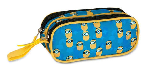 Imagem 6 de 6 de Mochila Infantil Minions Dupla Face Com Estojo - Clio Style