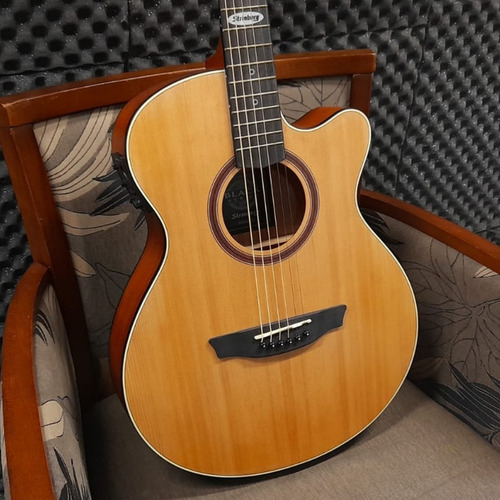 Imagem 3 de 10 de Violao Strinberg Sf200c Ns Flat Aco Fosco