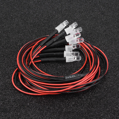 8 Faros Y Luces Traseras De 5 Mm, Luces Led, Modelo Rc