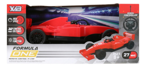 Carro Control Remoto Formula 1 De Facil Manejo Para Niños Color Rojo Personaje F1
