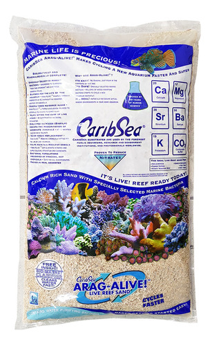 Caribsea Arag-alive Special Grade Reef 4,5kg - Substrato Mar