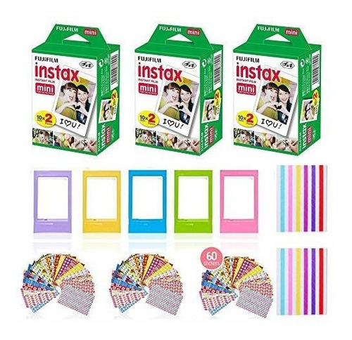 Fujifilm Instax Mini Pelicula Instantanea 3 Unidade 60