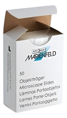 Portaobjeto Marca Marienfeld Superior 50 Laminas Cat 1000000