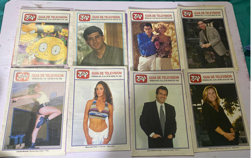 Programación  Tv Años 90s Tv Grama 16 Unidades Revistas