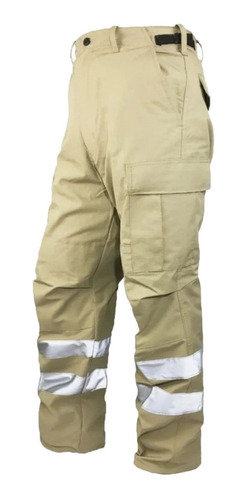 Pantalon Paramedico Con Reflejante Antirasgaduras Repelente