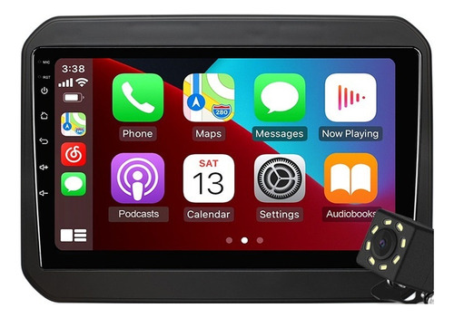 Estéreo Carplay 2+32gb Para Suzuki Ignis 2017-2020 Cámara Fm