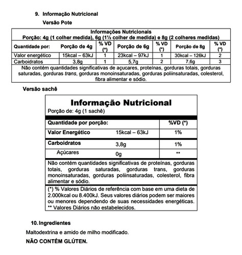 Espefor Em Pó 250g Vitafor Sabor Without Flavor