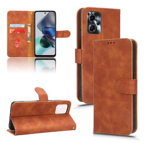 Funda Para Motorola Moto G13/g23/g53/g73 Cuero Folio Flip