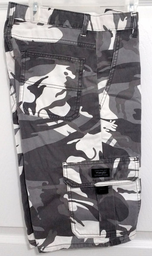 Wrangler Camuflaje Short Cargo Para Boys 100% Original