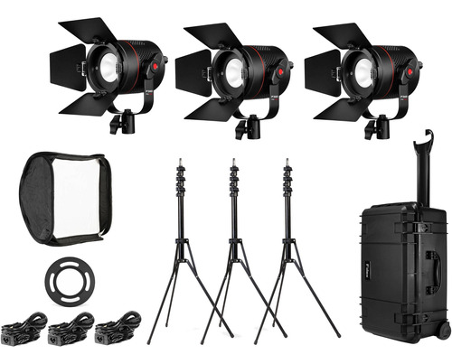 Fiilex K301pp P360 Pro Plus 3-light Led Interview Travel Kit 