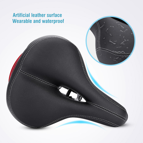 Asiento Para Bicicleta Prostático Ultra Confortable Con Luz